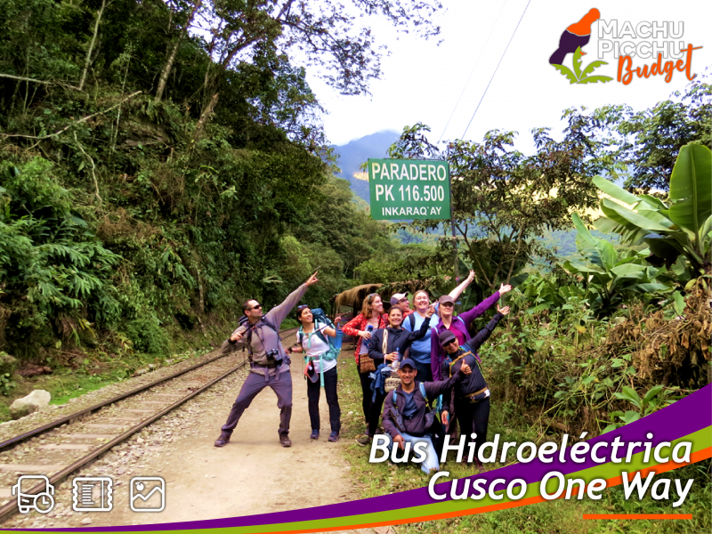 Transporte Hidroeléctrica a Cusco Solo Retorno